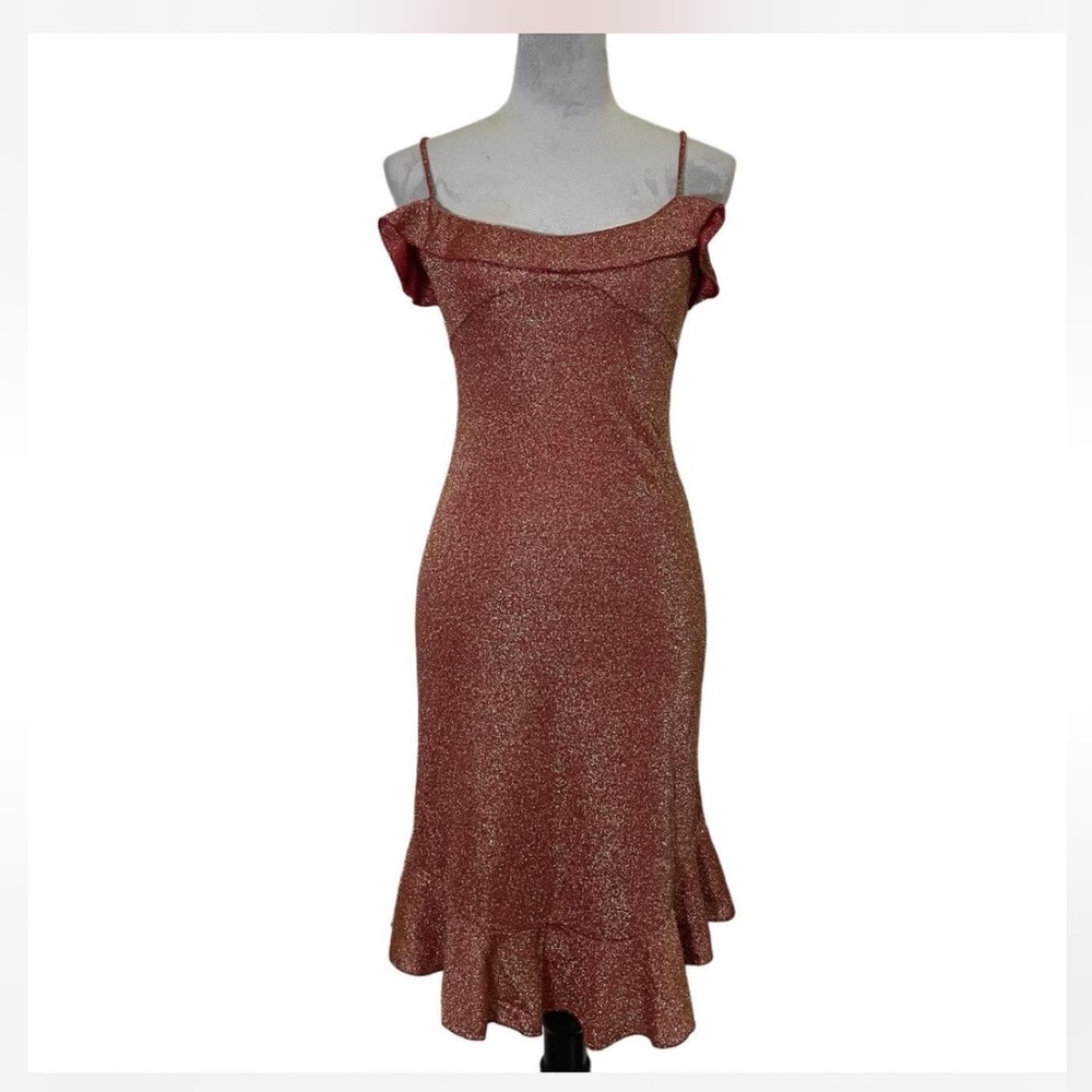 Elegant Red Strapless Dress